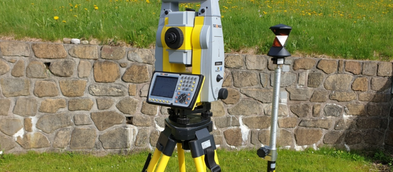 Equipamento de topografia estação total geomax zoom 35