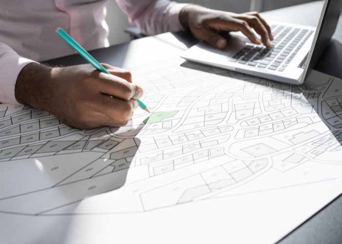 Levantamento cadastral vs. levantamento topográfico